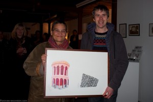 James Diable wins the painting by Lubaina Himid in our Winter raffle