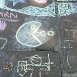 Mark making with chalk