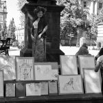 In promptu art exhibition