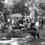 Life Drawing on the Flag Market in Preston City Centre, part of Making A Mark 2021